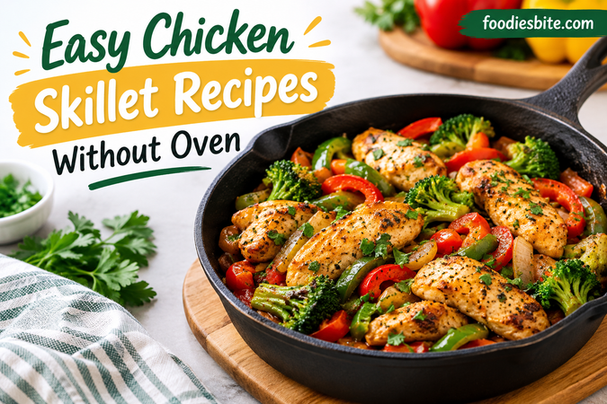 Easy Chicken Skillet Recipes Without Oven