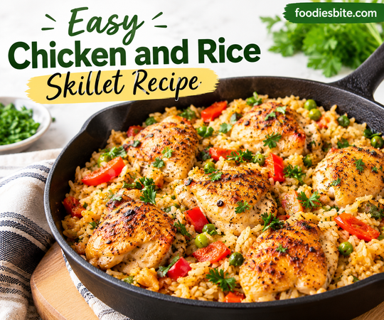 Easy Chicken and Rice Skillet Recipe: A Simple One-Pan Dinner