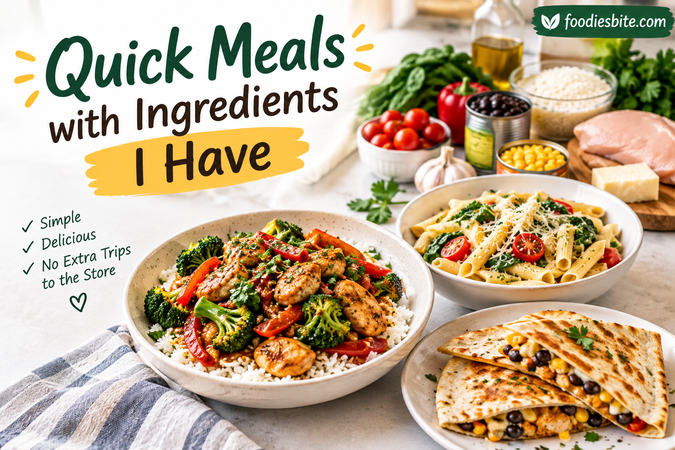 Quick Meals With Ingredients I Have: Easy Ideas for Busy Days