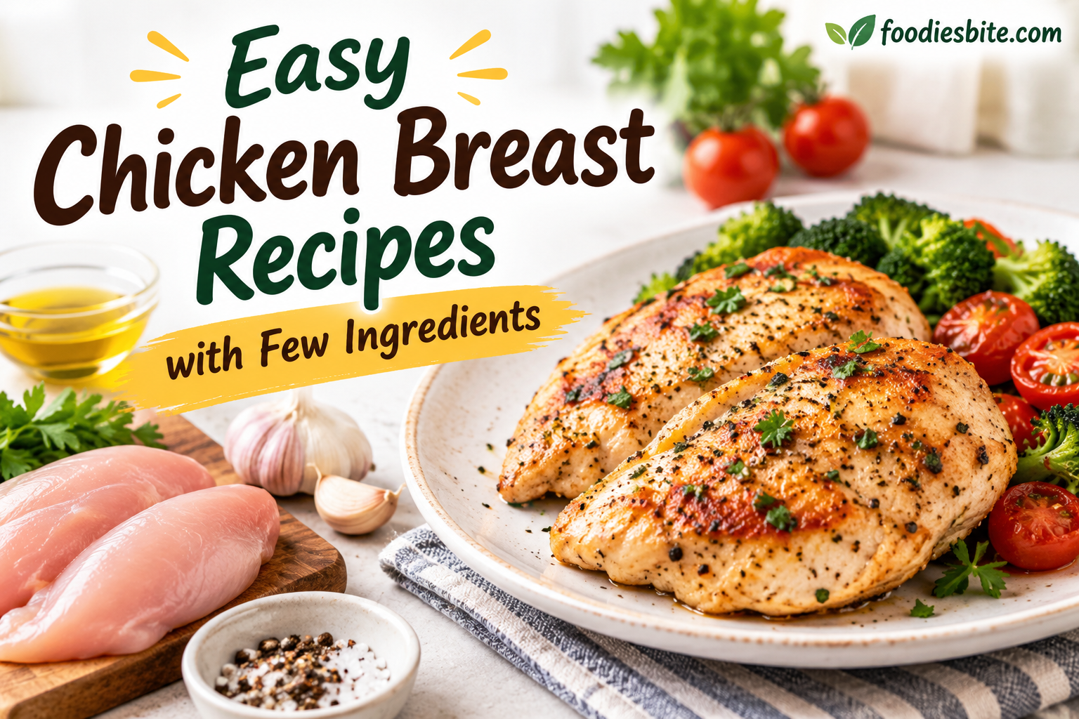 Easy Chicken Breast Recipes With Few Ingredients: Simple, Delicious Meals for Busy Days