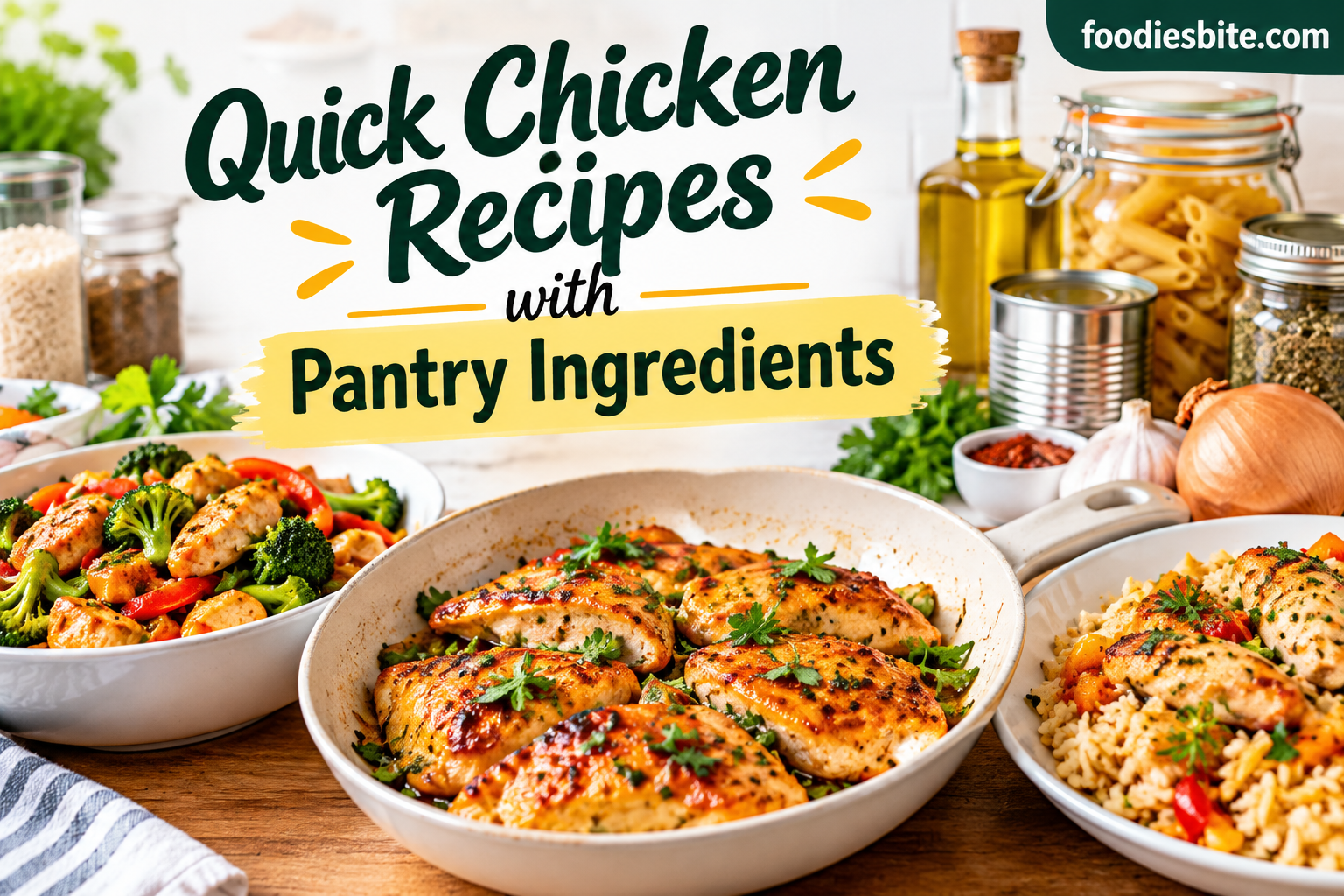 Quick Chicken Recipes With Pantry Ingredients: Easy Meals for Busy Days