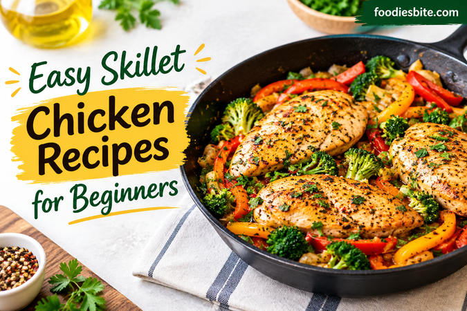 Easy Skillet Chicken Recipes for Beginners: Simple, Delicious Meals Anyone Can Make